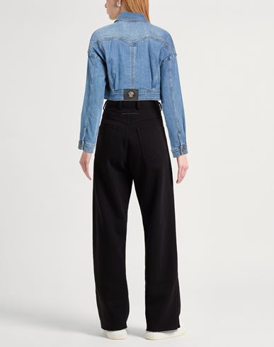Woman Denim outerwear Blue Size 4 Cotton, Elastane