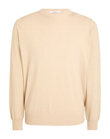 Man Sweater Beige Size 44 Cotton