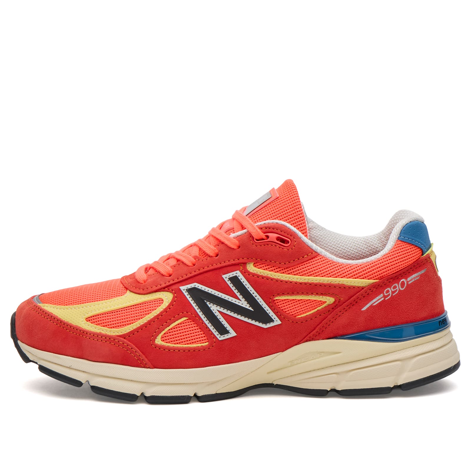 990v4 Sneaker Urgent Red
