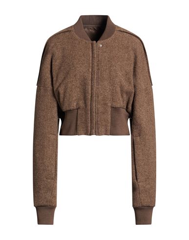 Woman Jacket Brown Size 4 Virgin Wool