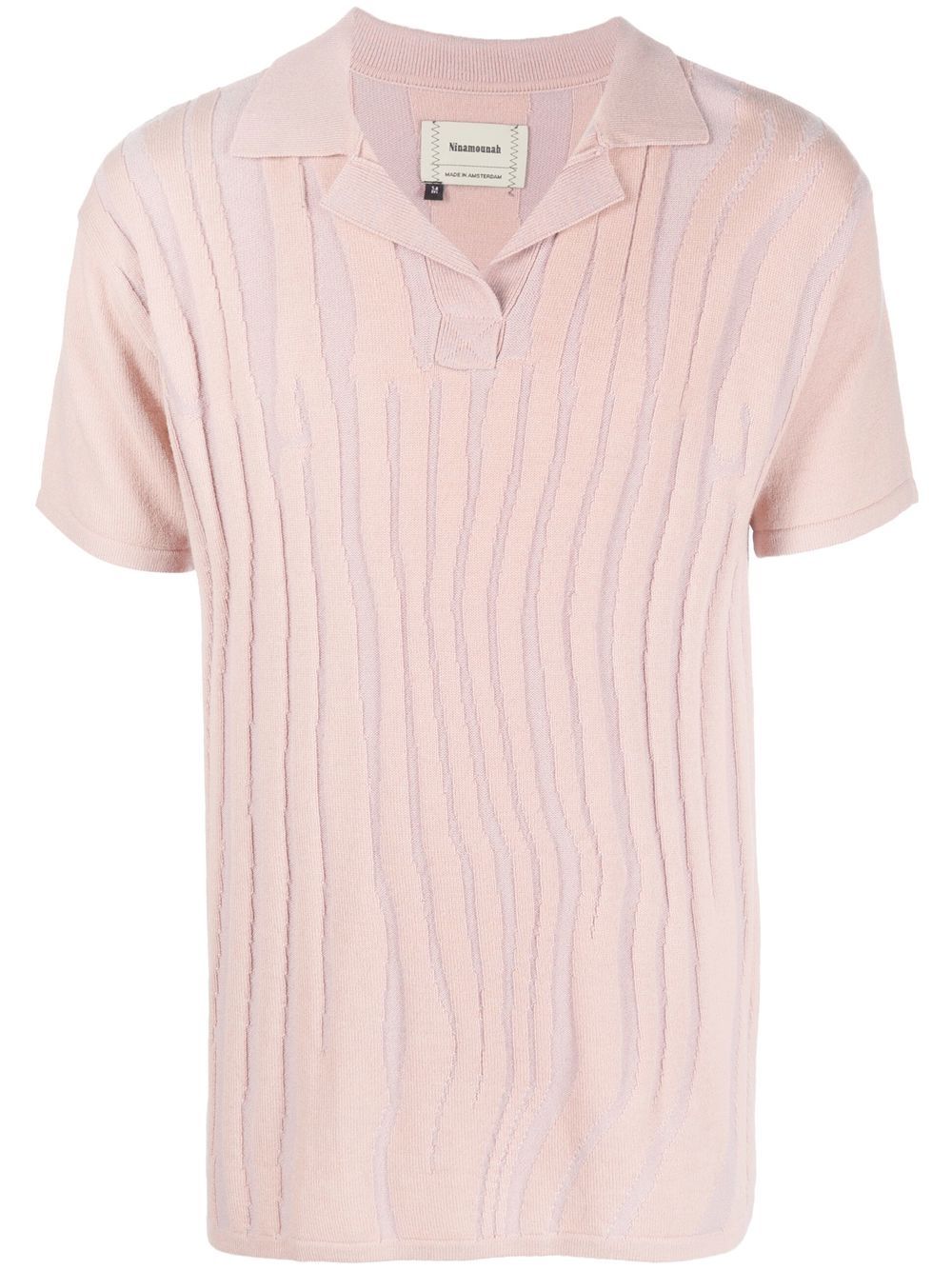 Kingcrab melted logo polo shirt - Pink