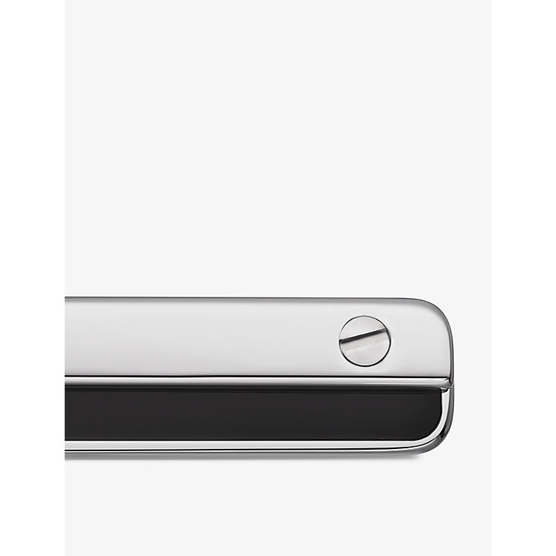 Mens Steel Santos de Stainless-steel and Palladium tie Clip 