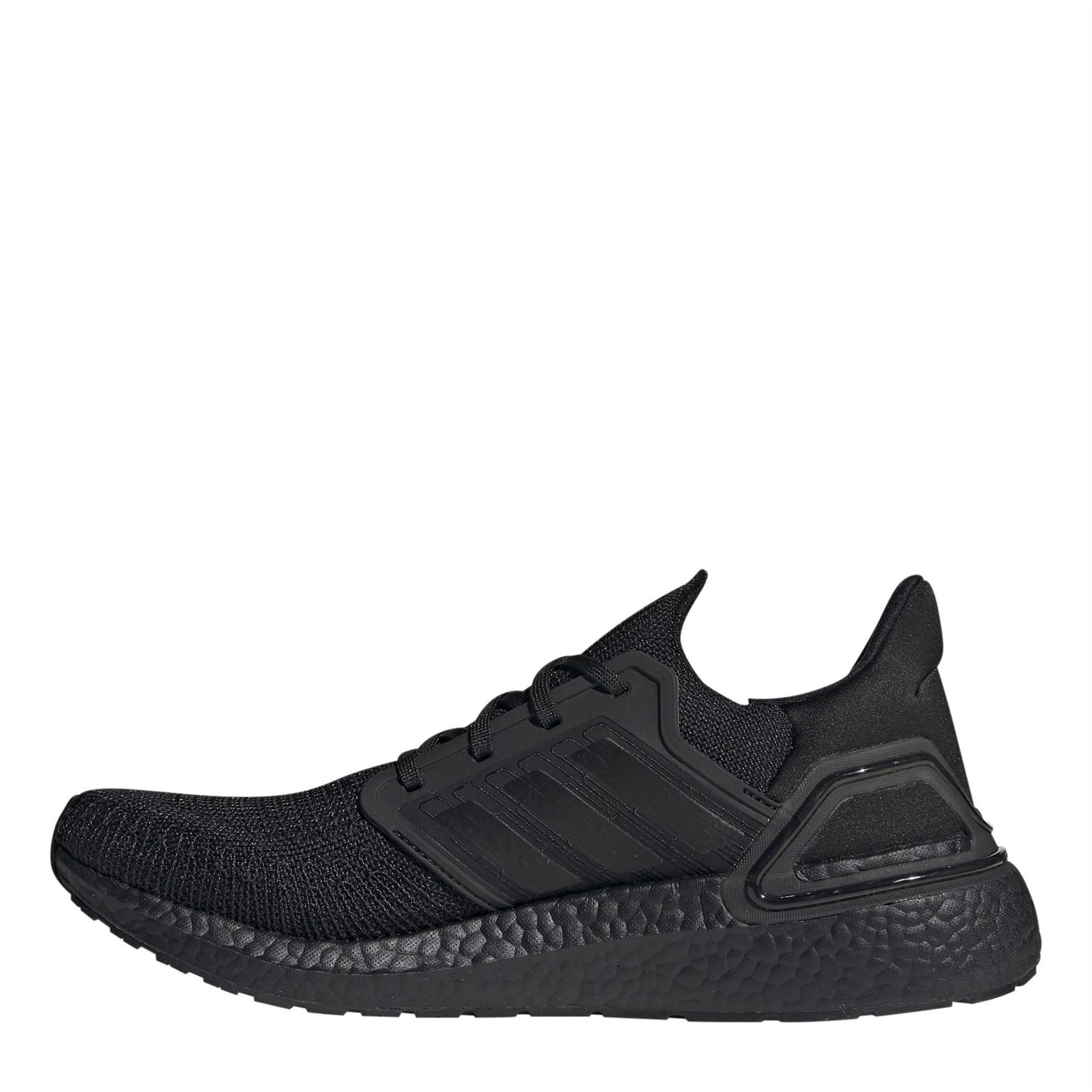 Adidas Mens Ultraboost Running Shoes in Blk/Solar Red