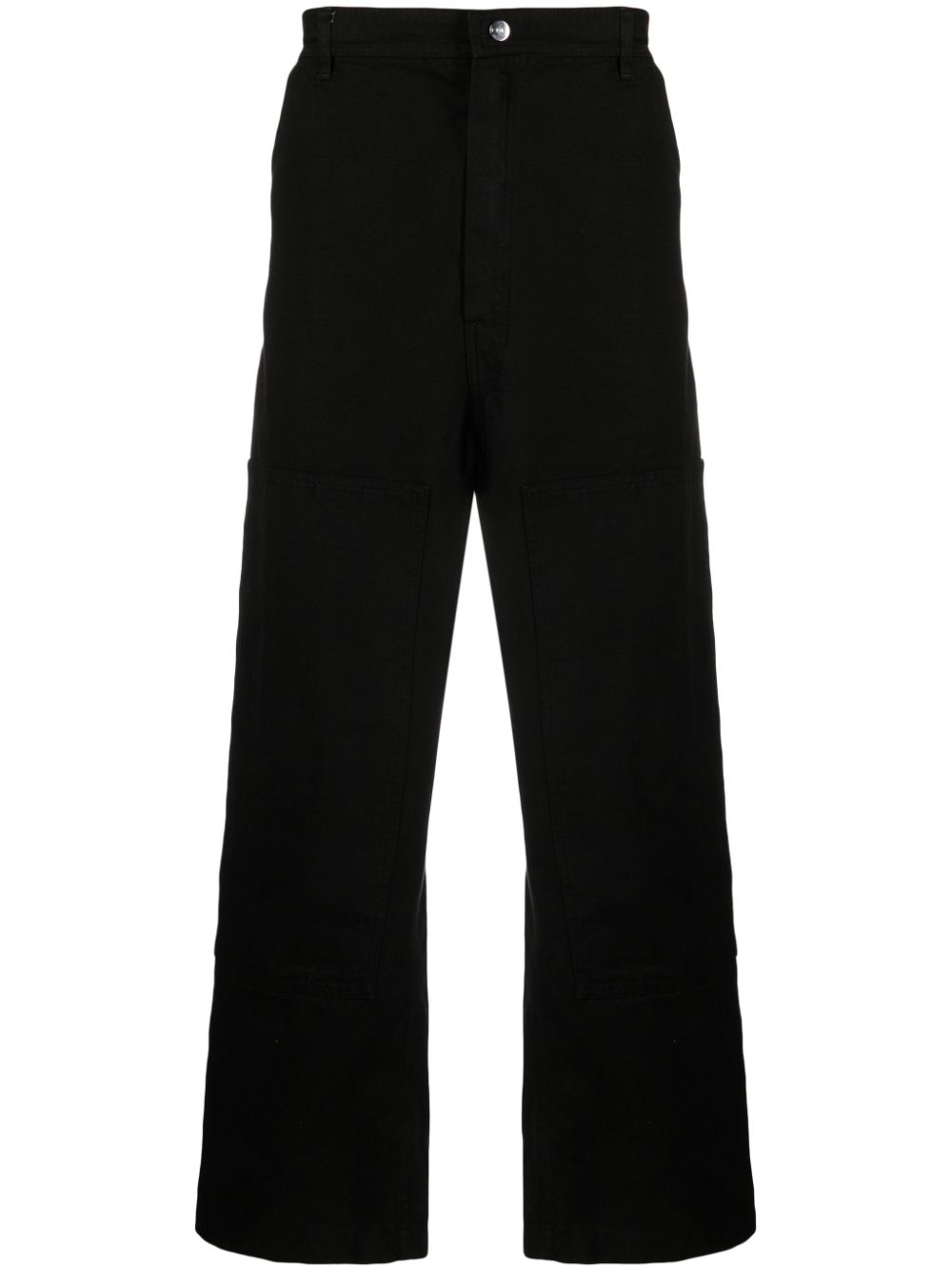 Ranch side snap-fastening trousers - Black