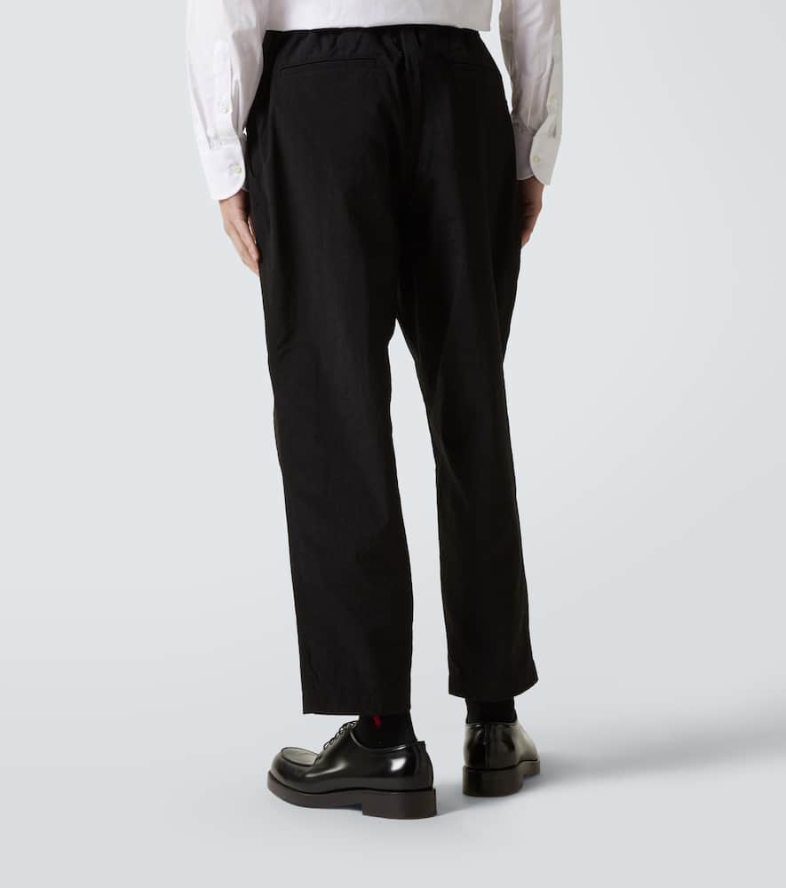 Cropped straight pants