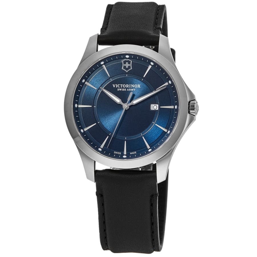 Alliance Quartz Blue Dial Leather Strap Men's Watch 241906