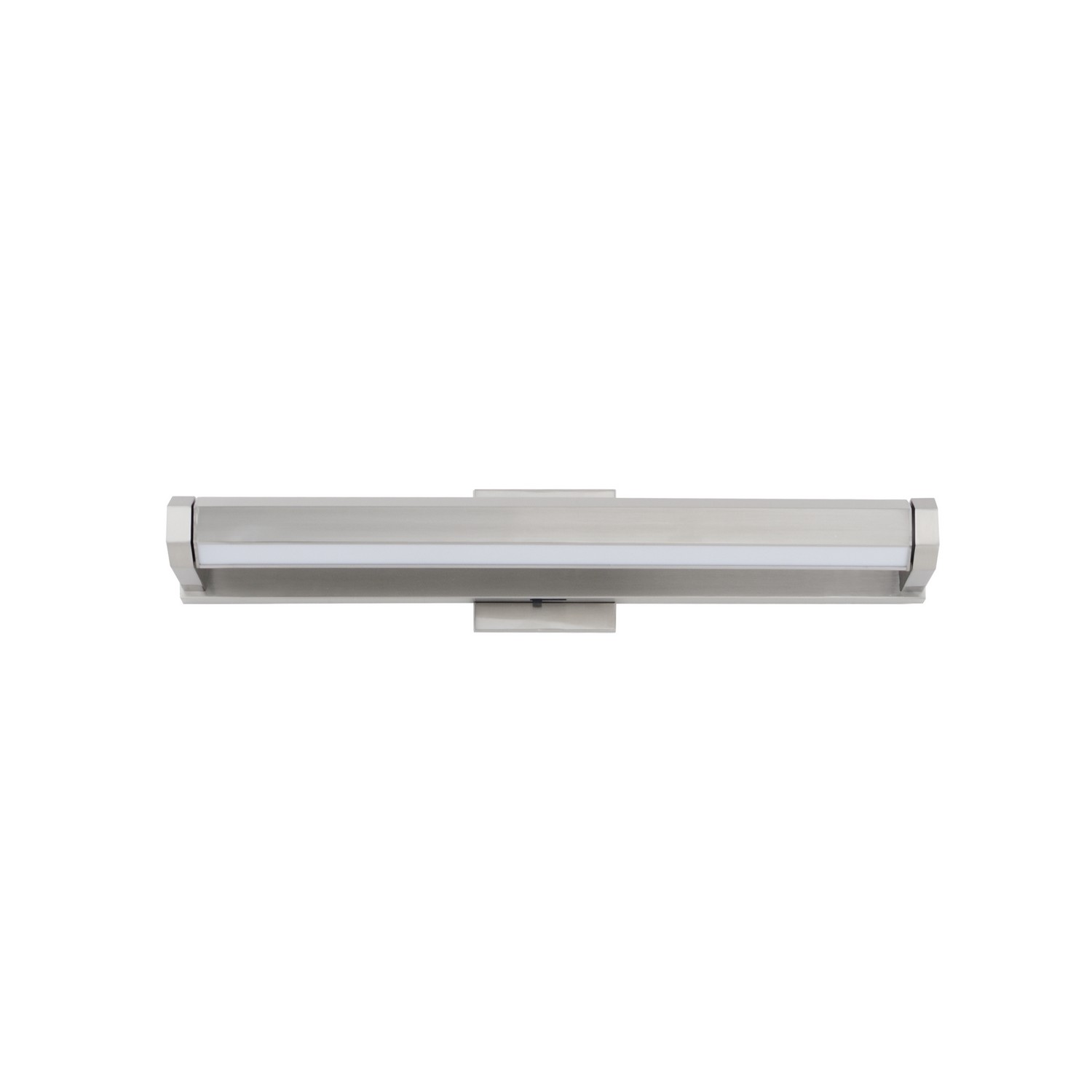 Satin Nickel LED Picture Light from the Braque Collection