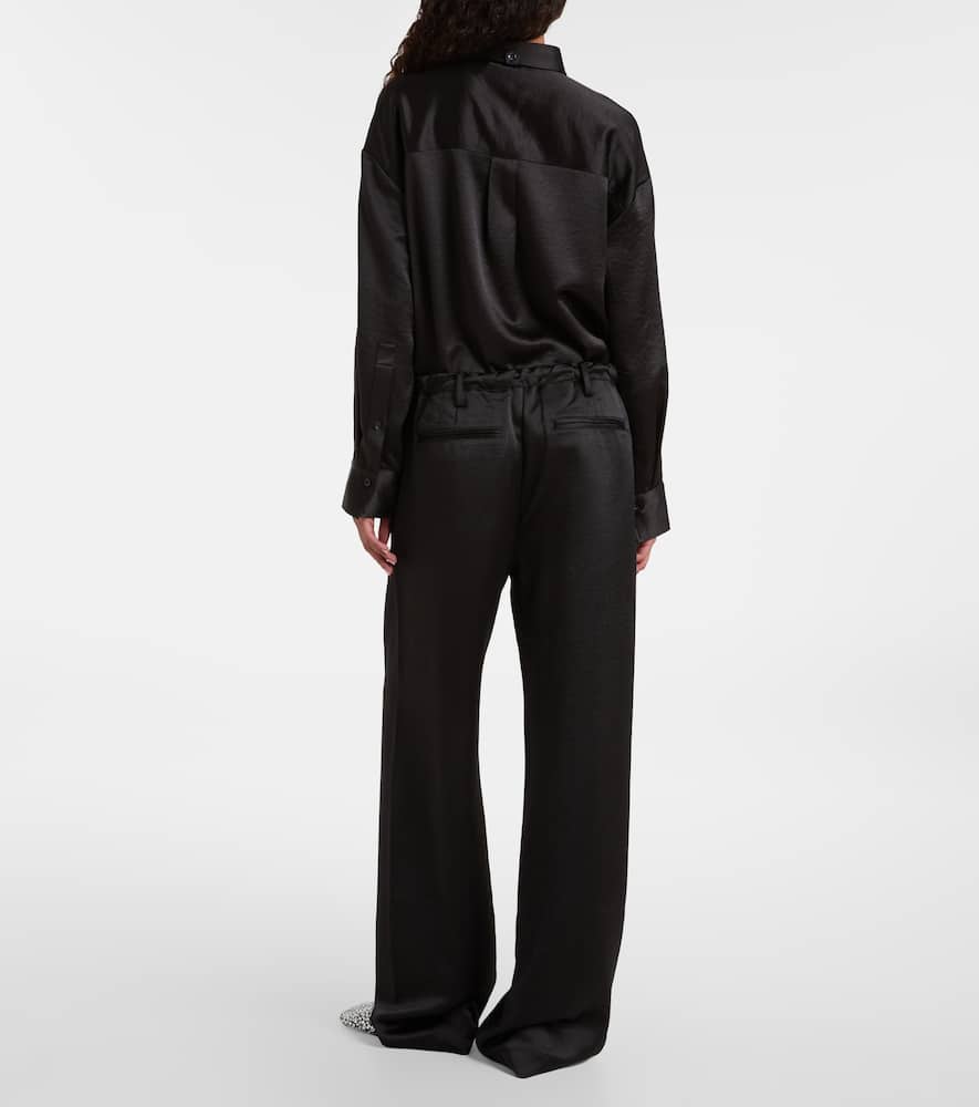 White Label Magnus crêpe wide-leg pants