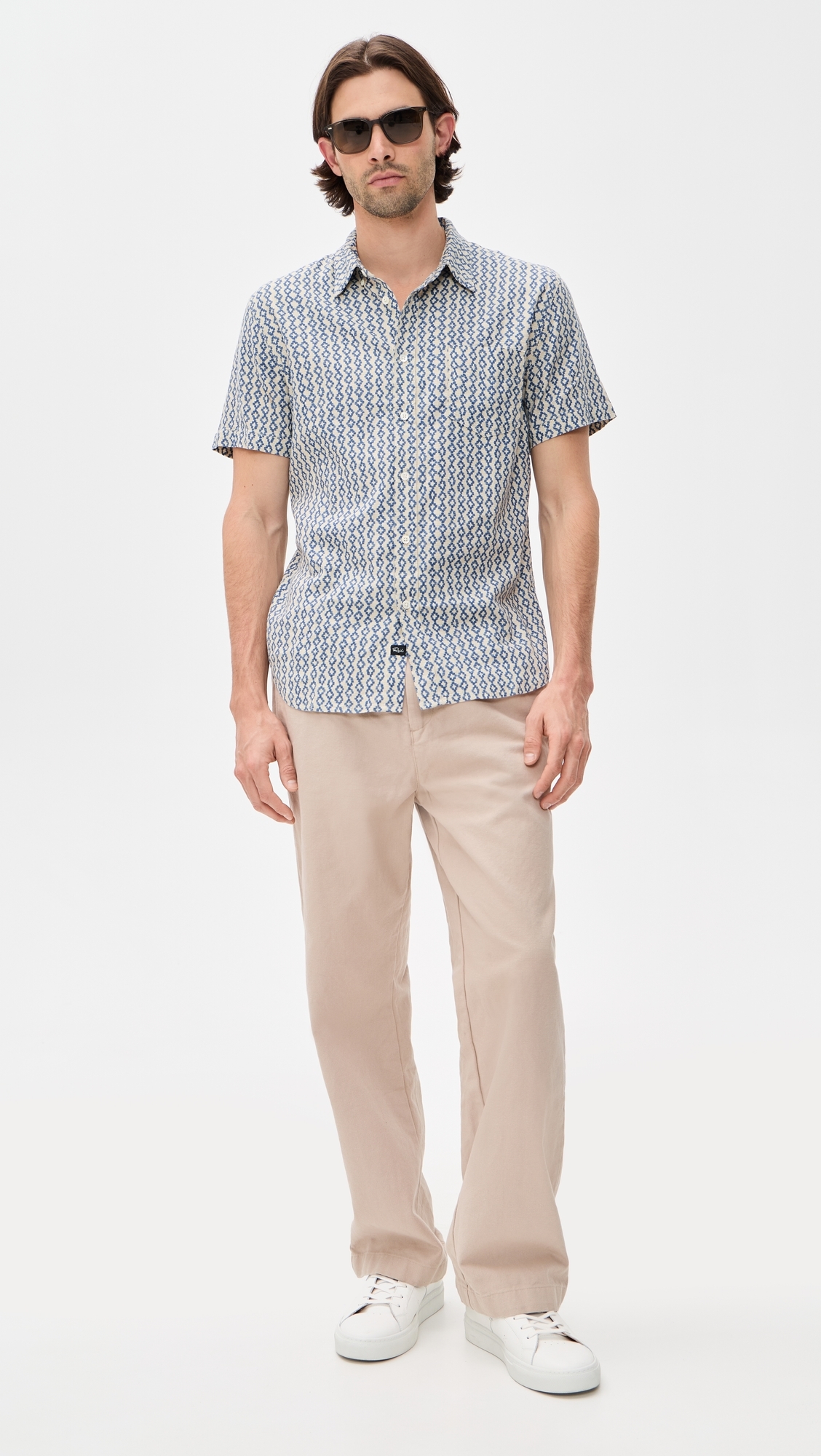 Panama Twill Trousers Sand