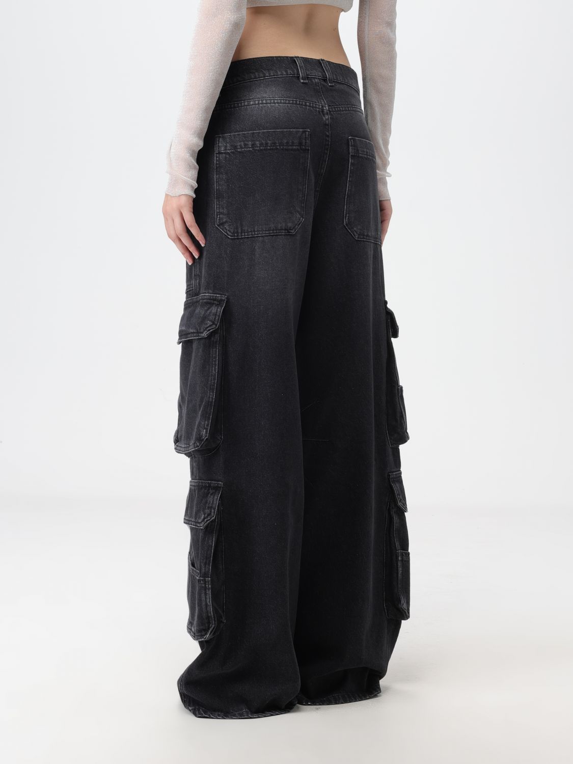 Jeans Woman color Black