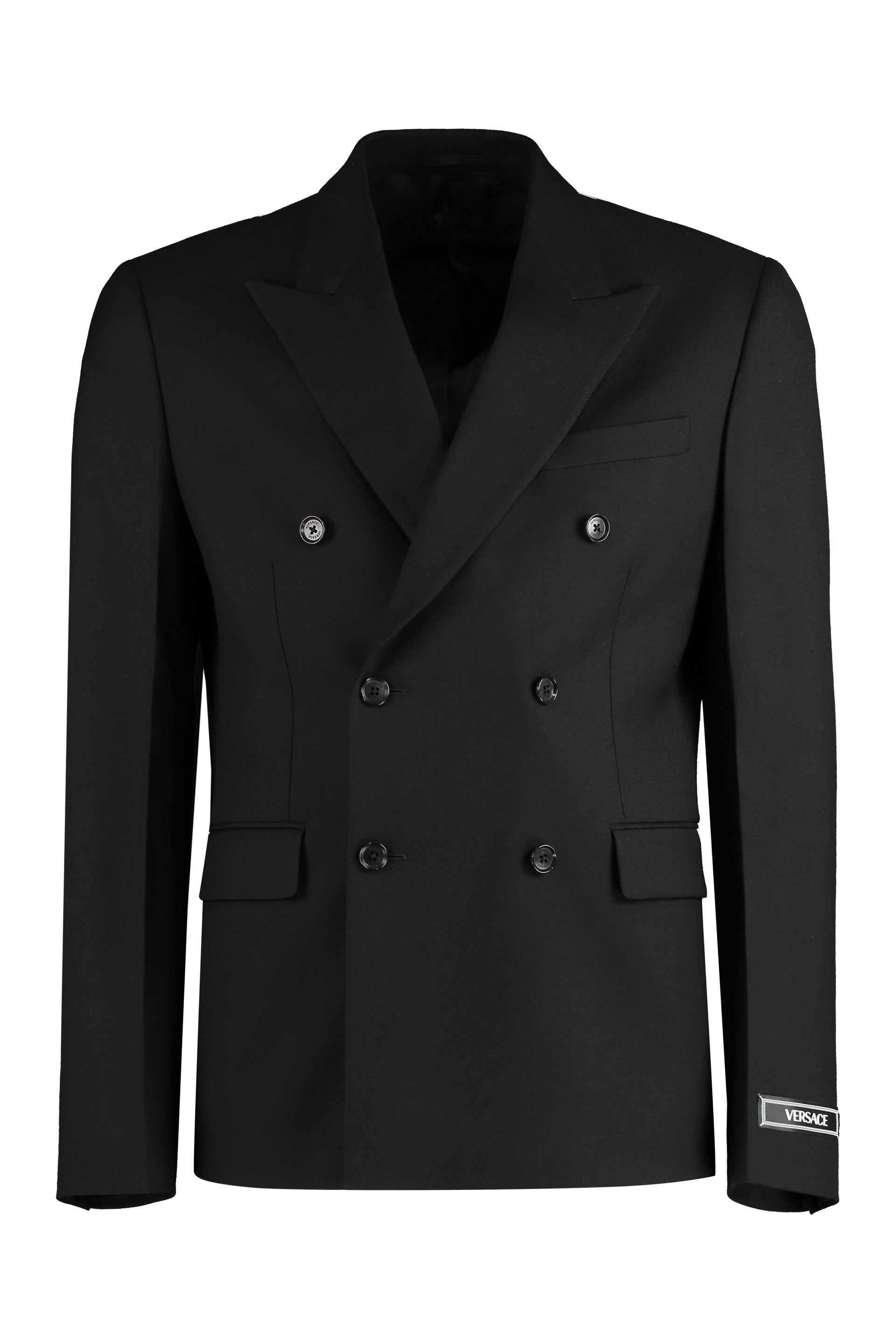 Double-breasted Wool Blazer for Men