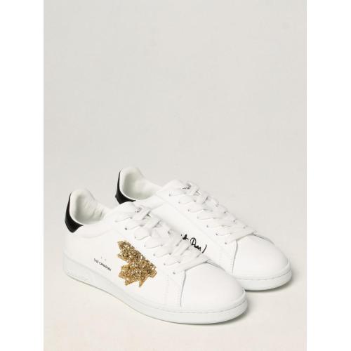 Boxer leather trainers