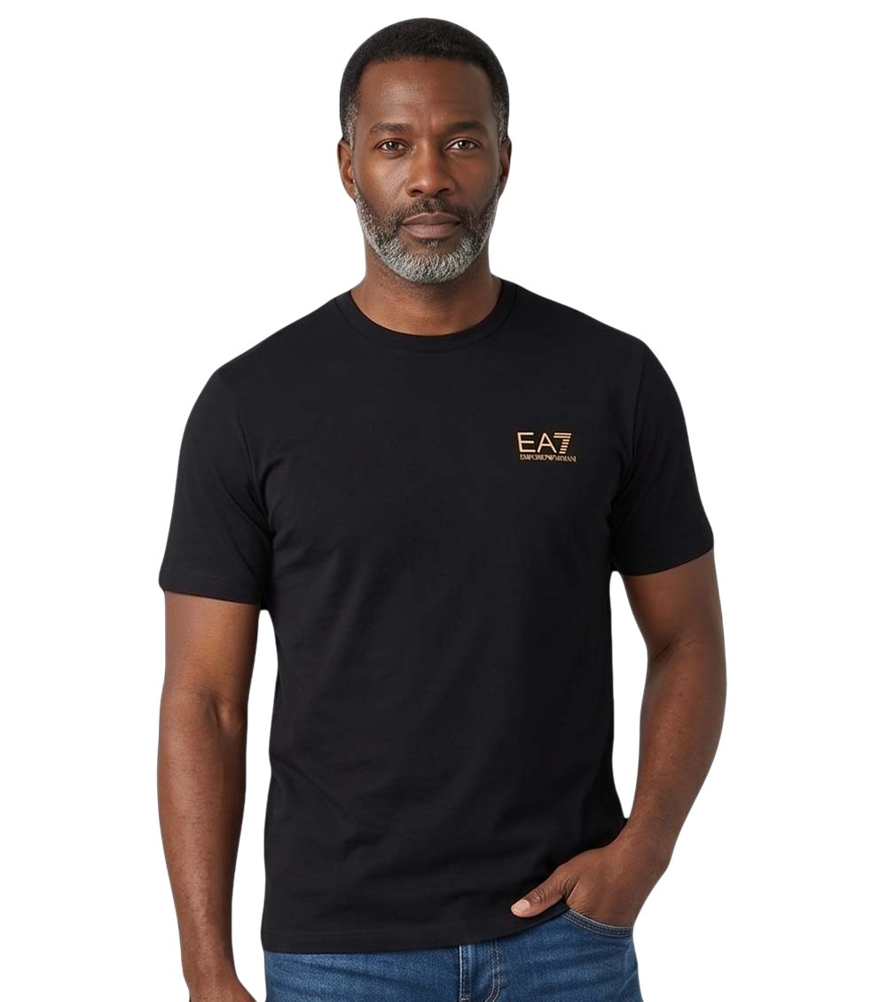 Black Logo Crew Neck T-Shirt