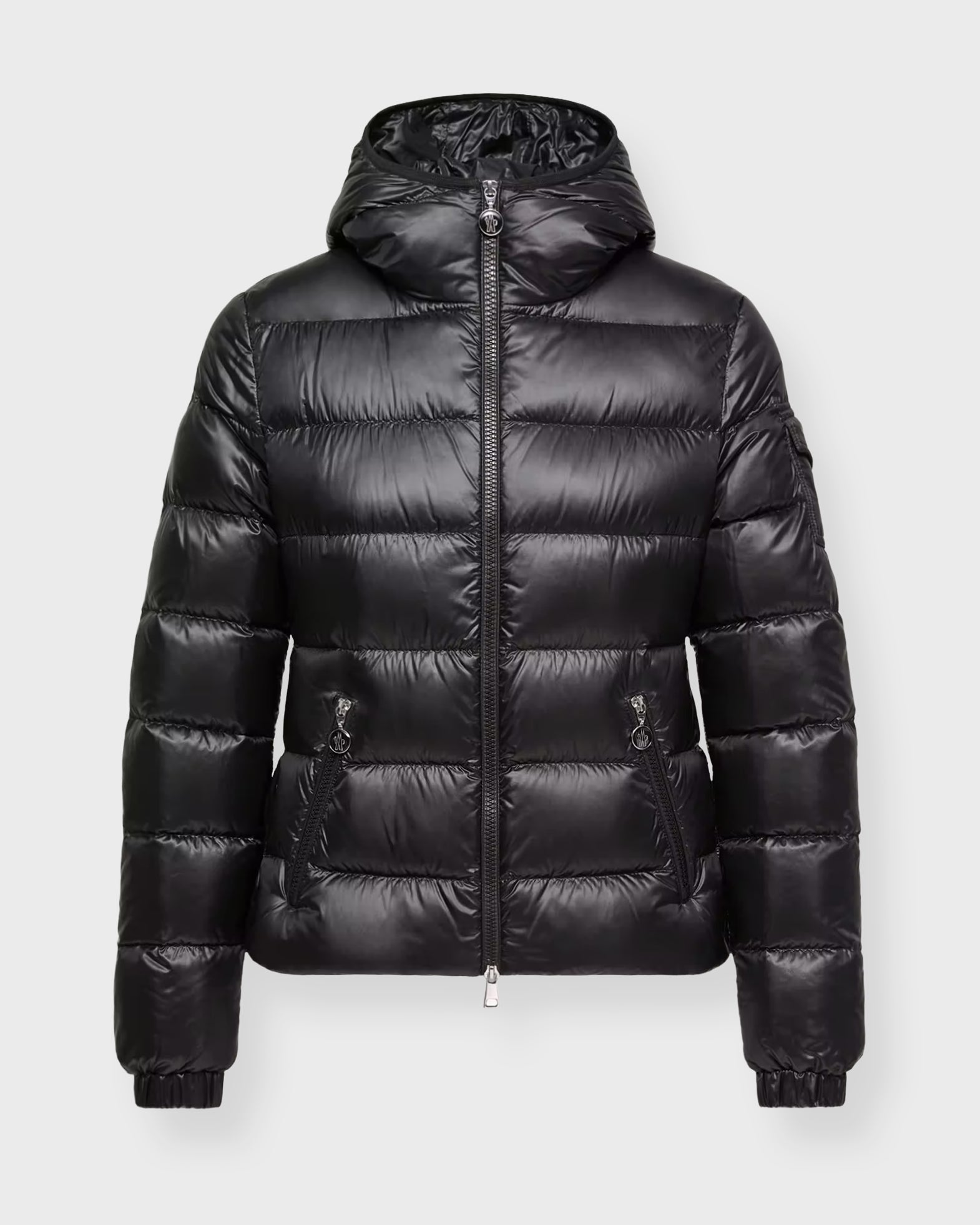 Moncler Jacket Glesse Hooded Short Down Black MONCLER