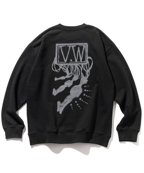 DWMU Overfit Heavy Sweatshirt MFTCR002-BK