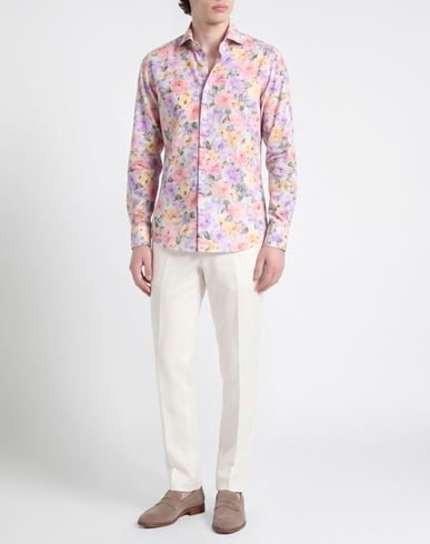 Stenströms Man Shirt Light pink Size L Linen