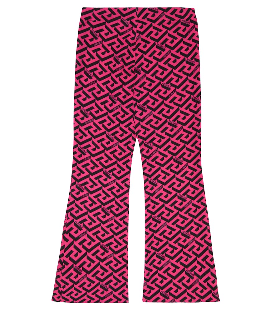 Greca printed cady pants