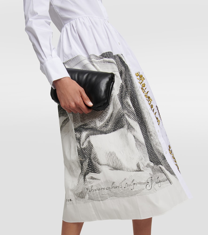 Sutton printed cotton shirt dress