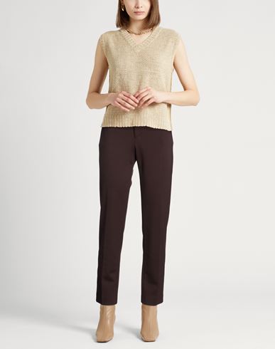 Woman Pants Dark brown Size 4 Viscose, Polyamide, Elastane