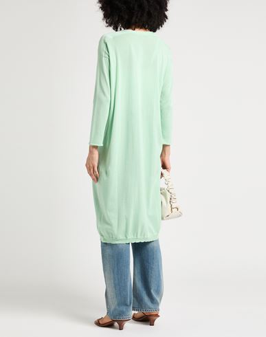 Malo Woman Cardigan Light green Size L Cotton