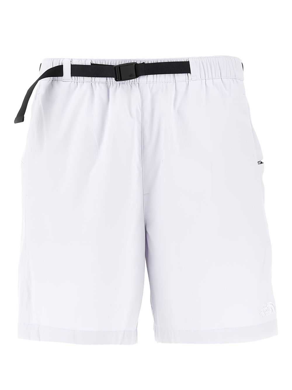 Buckle-fastening shorts - White