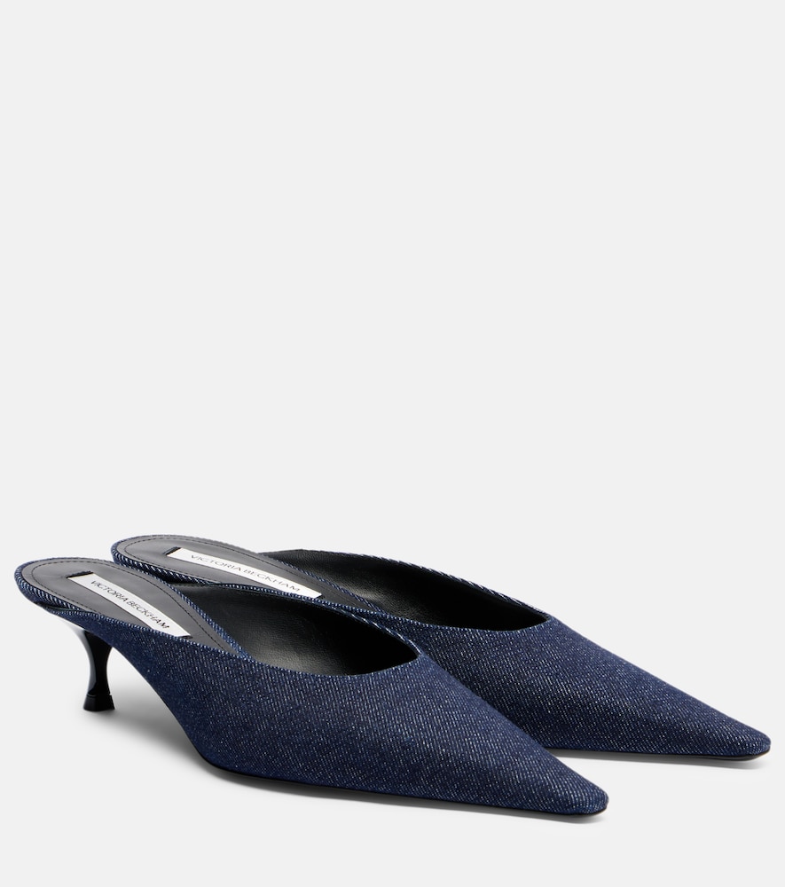 Sloan denim mules