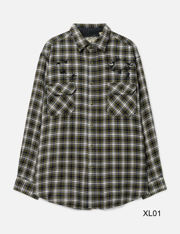 Upcycled Parachute Flannel Shirt