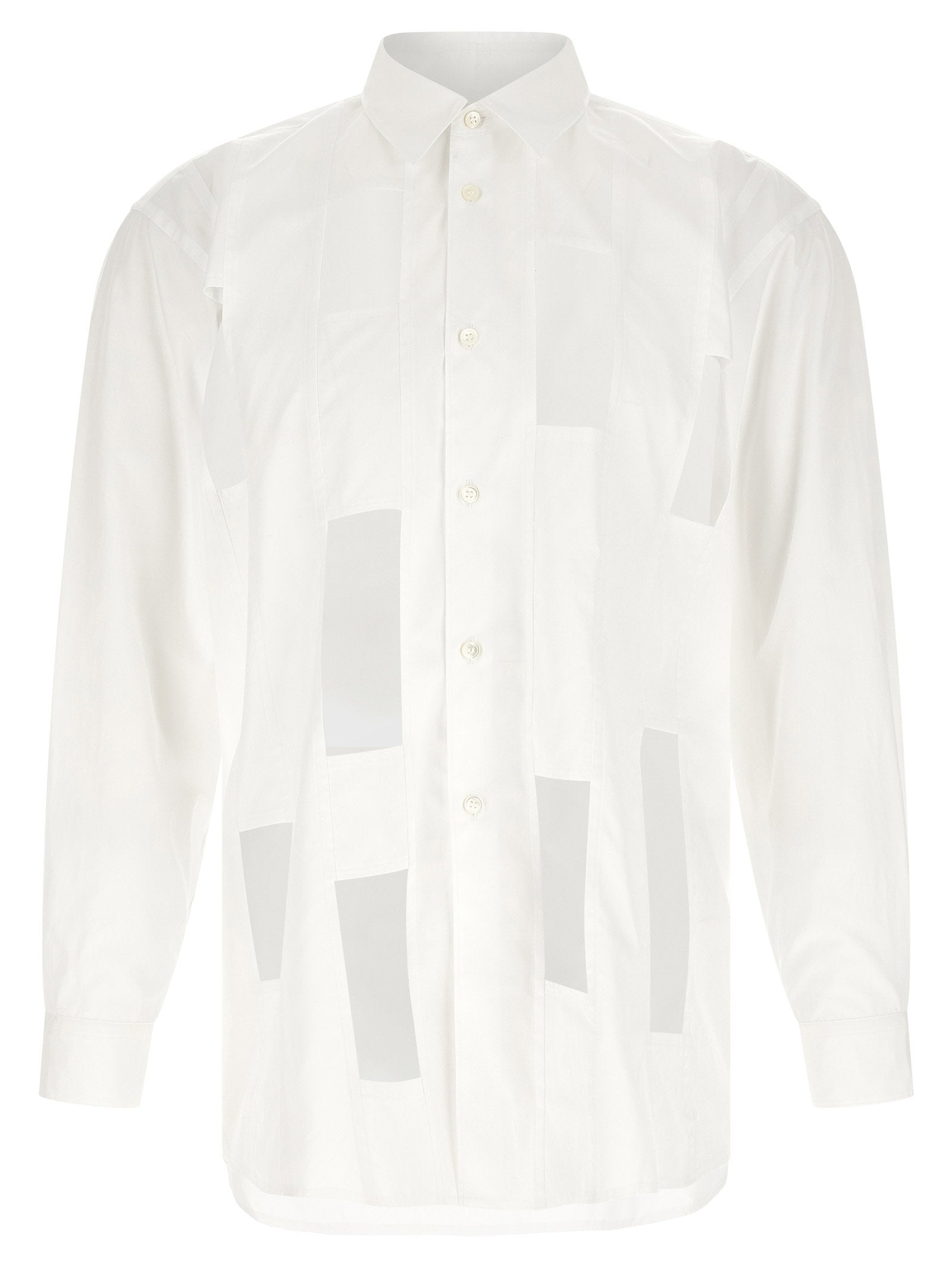 Geometric Cut-out Shirt