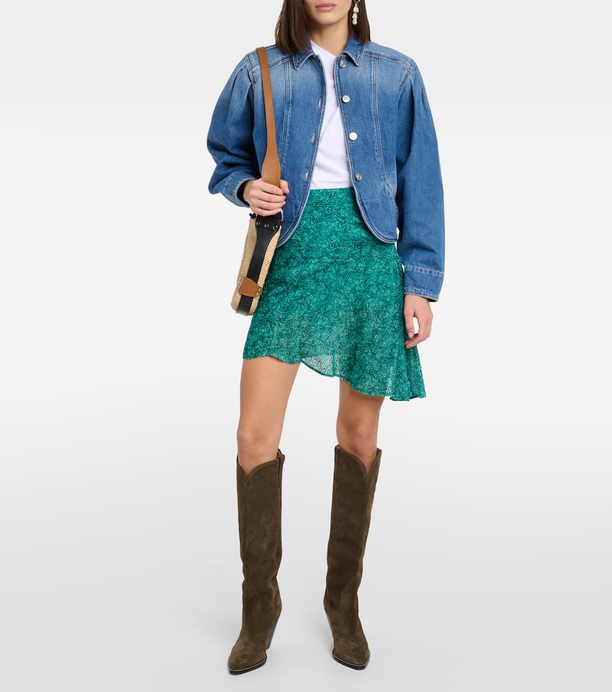 Selena asymmetric miniskirt