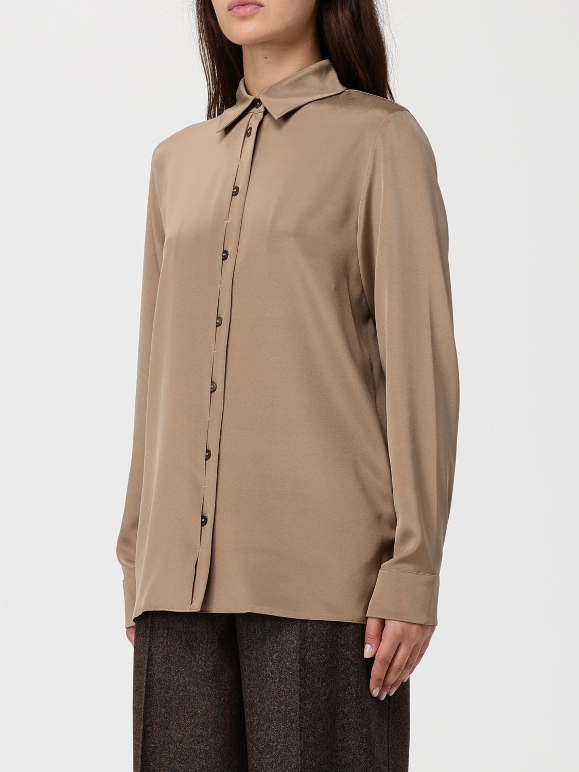 Shirt Woman color Brown