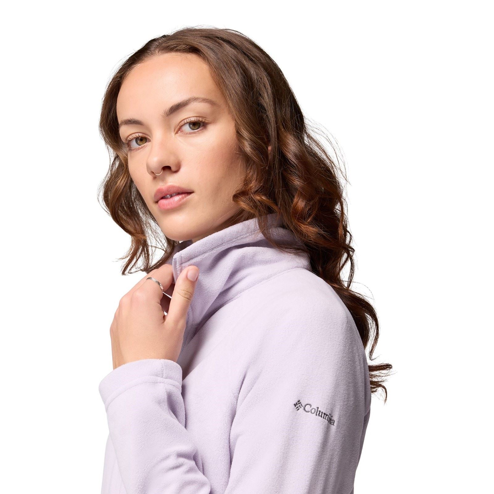 Columbia Glacial /2 Zip Women's Purple Fleece Jacket