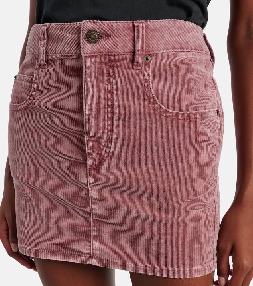 Olinda cotton corduroy miniskirt
