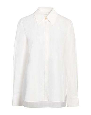 Khaite Woman Shirt White Size 4 Cotton
