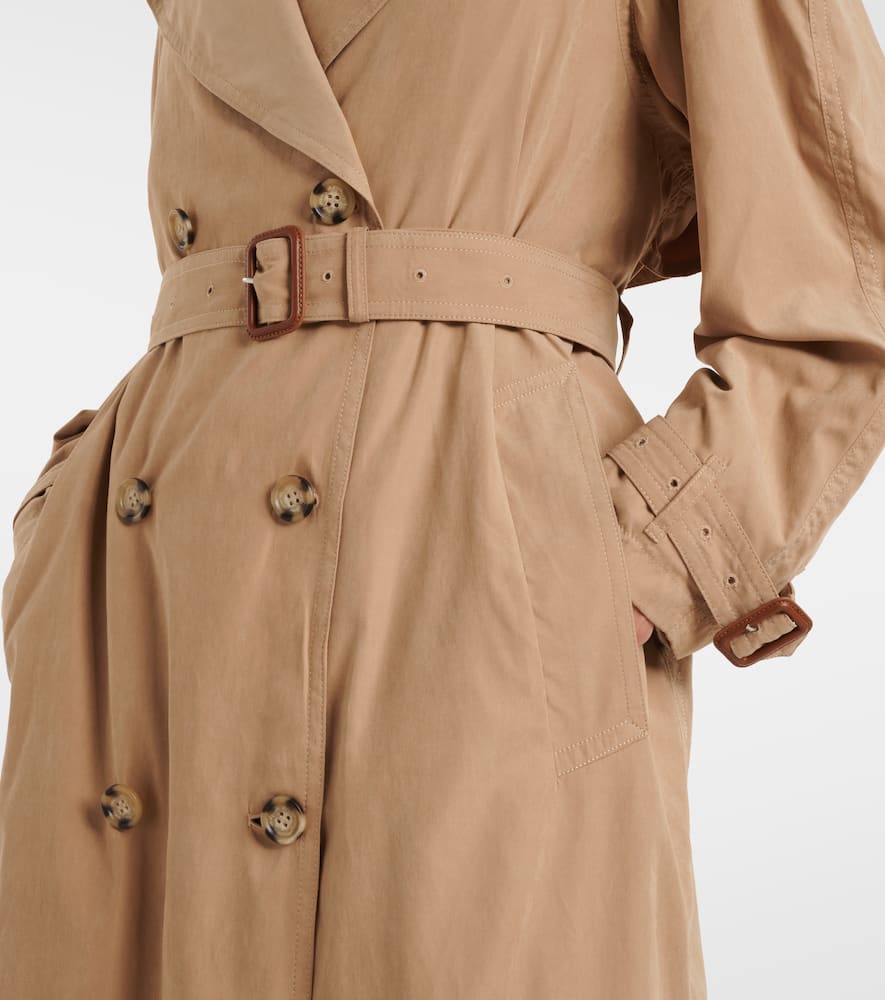 Elea belted double-breasted coat