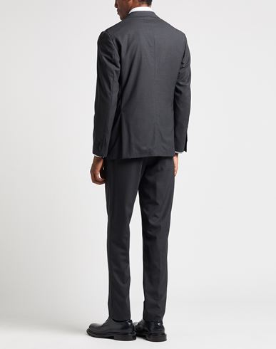 Man Suit Charcoal Size 44 Virgin Wool