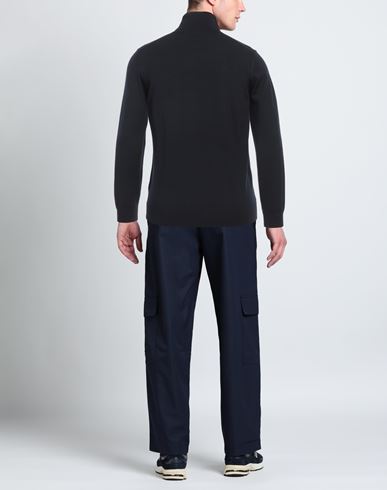 Alpha Studio Man Turtleneck Midnight blue Size 44 Merino Wool