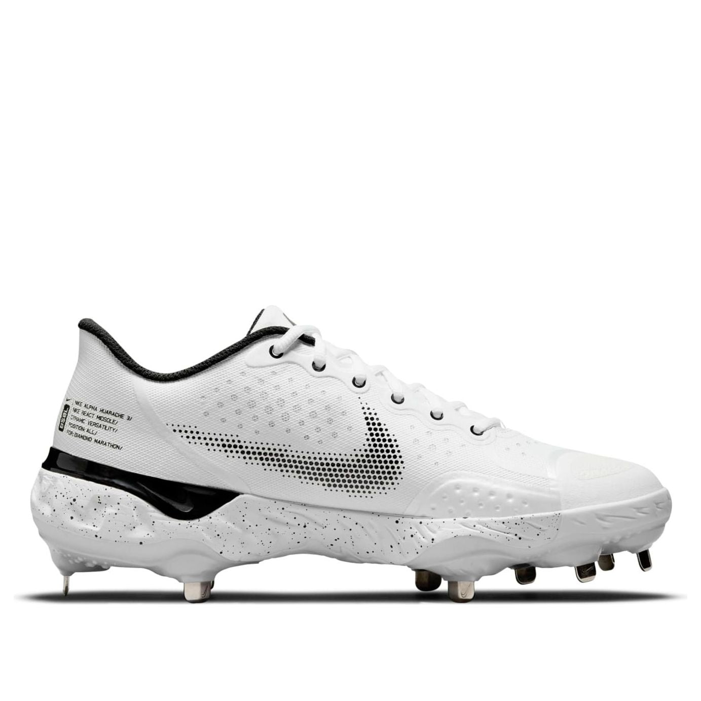 Alpha Huarache Elite 3 Low 'White Grey'