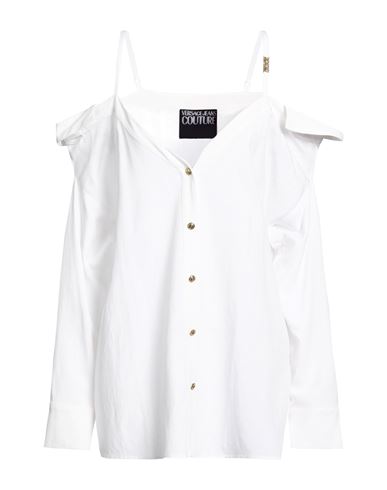 Woman Shirt White Size 10 Viscose, Linen