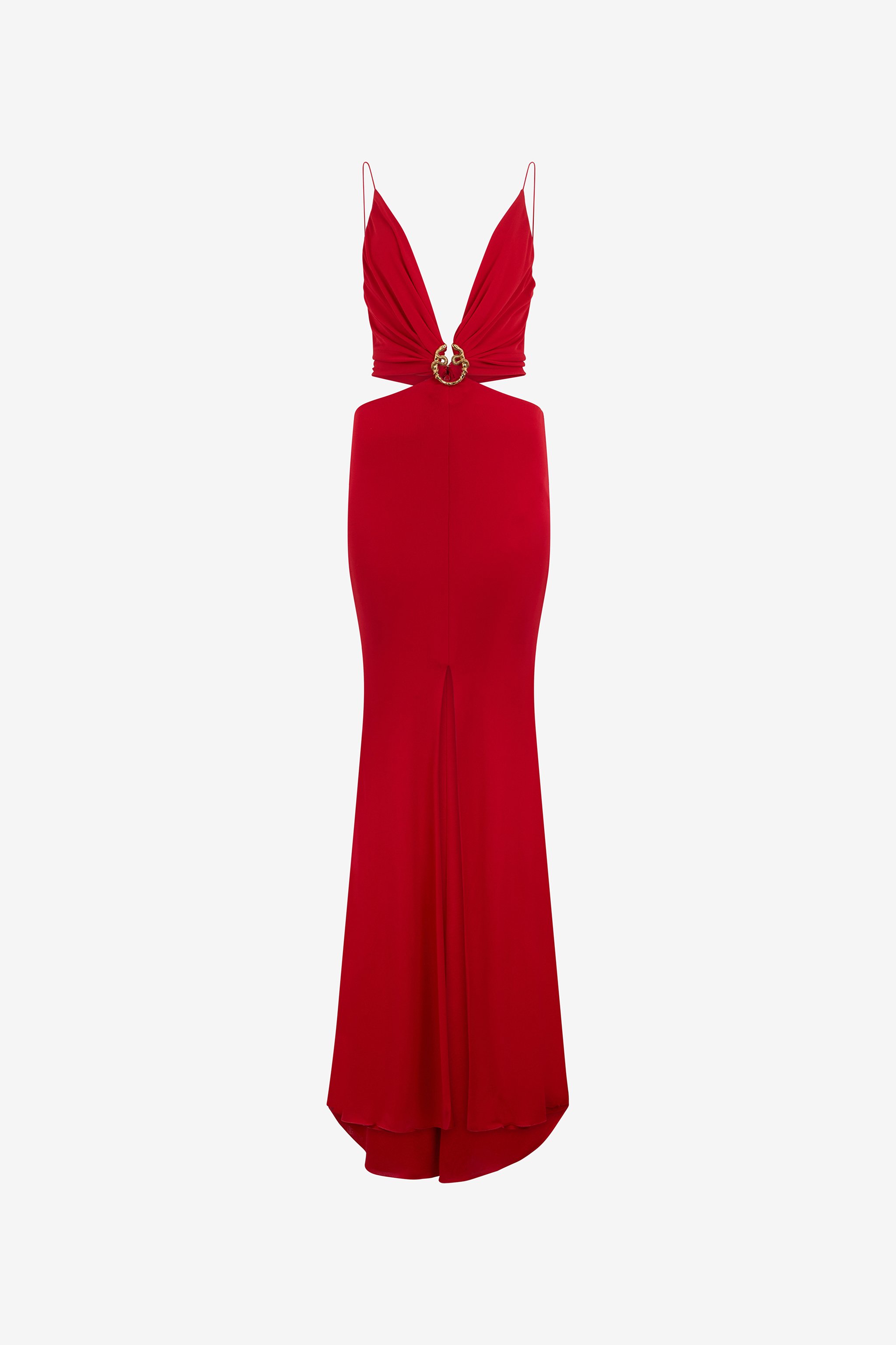 Long Dress With Snake Detail