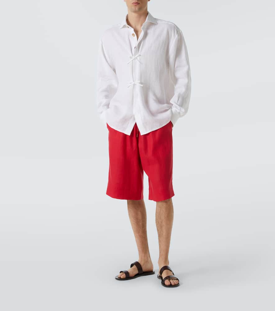 Linen shorts