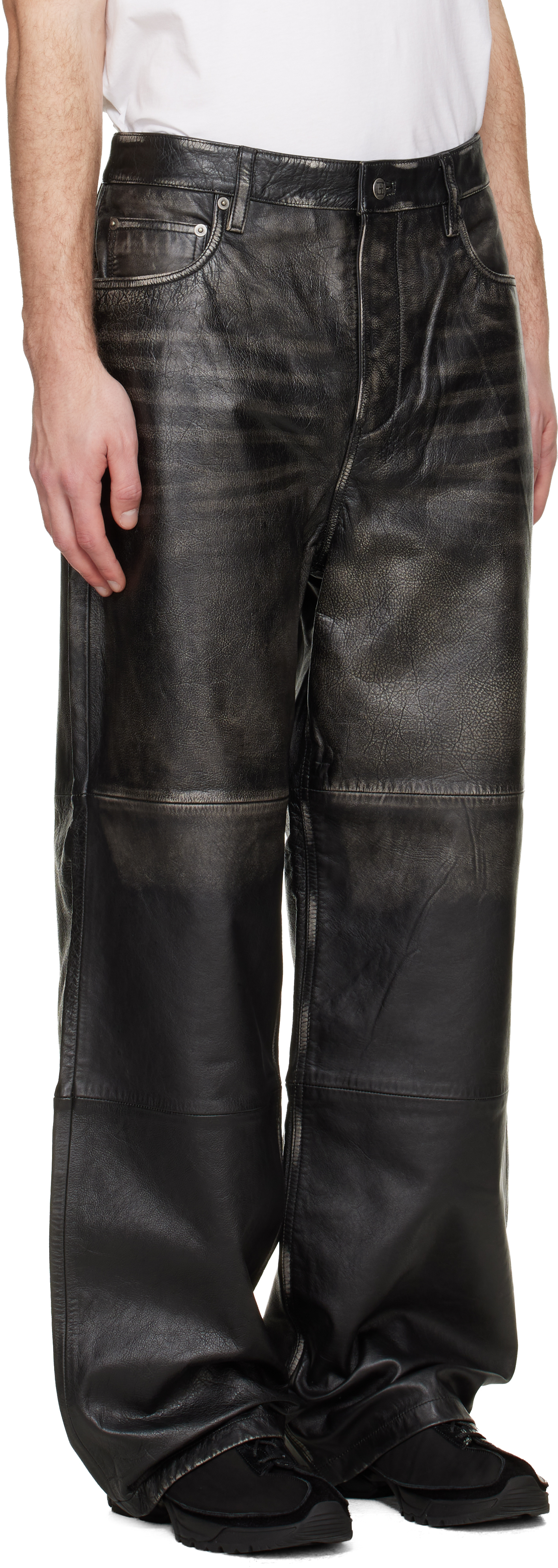 Black Blackjack MAXX Leather Pants