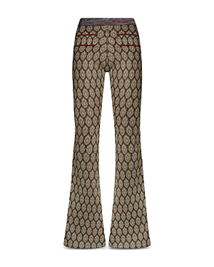 Paisley Flare Knit Pants