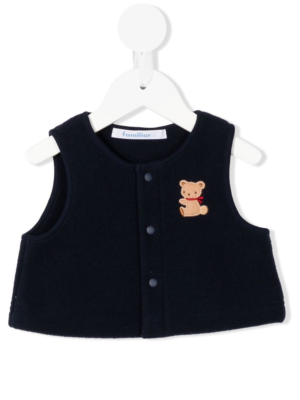 Teddy-bear waistcoat - Blue