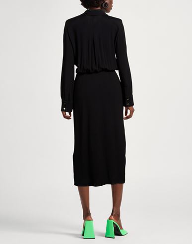 Woman Midi dress Black Size 1 Viscose, Elastane
