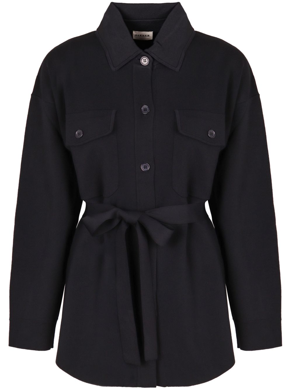 Belted shirt - Blue