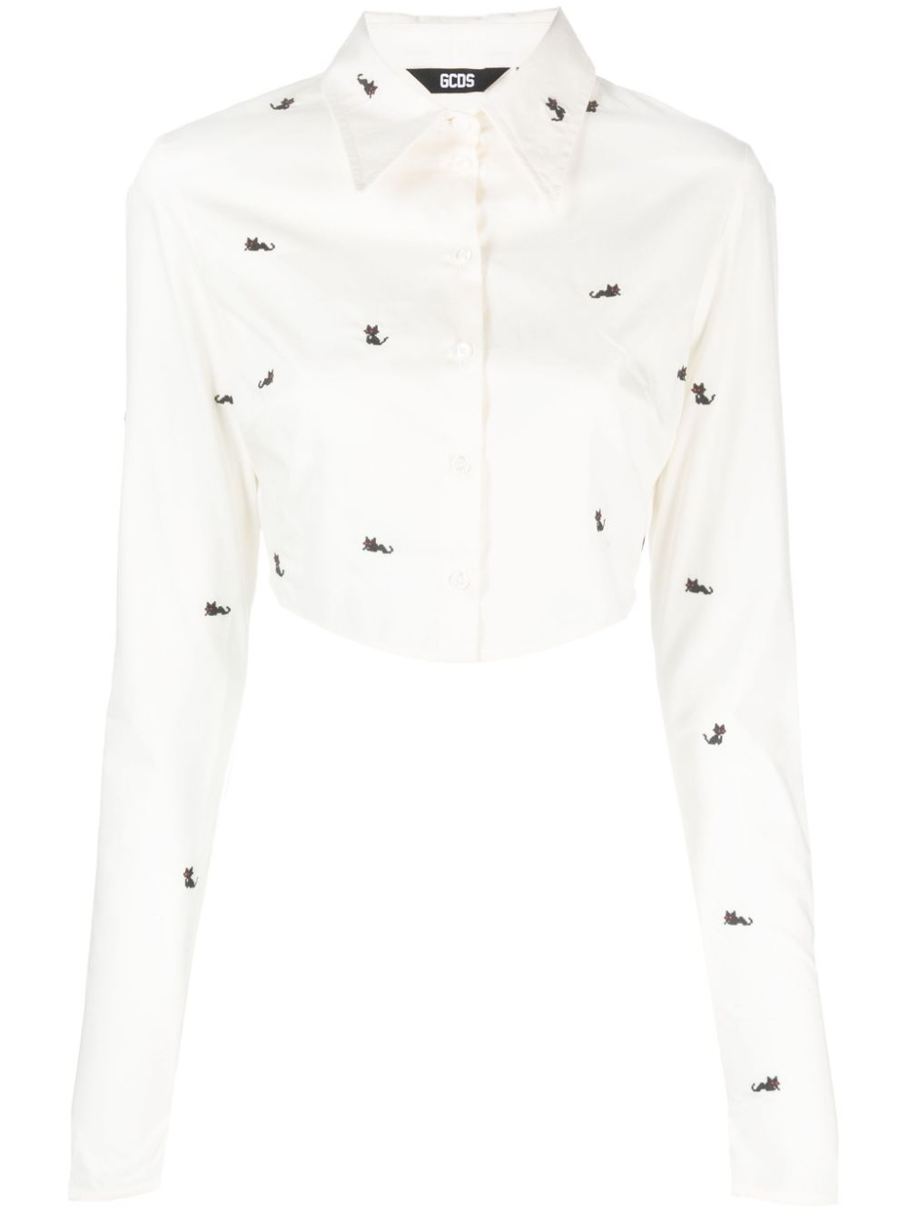 Kittho cropped shirt - White