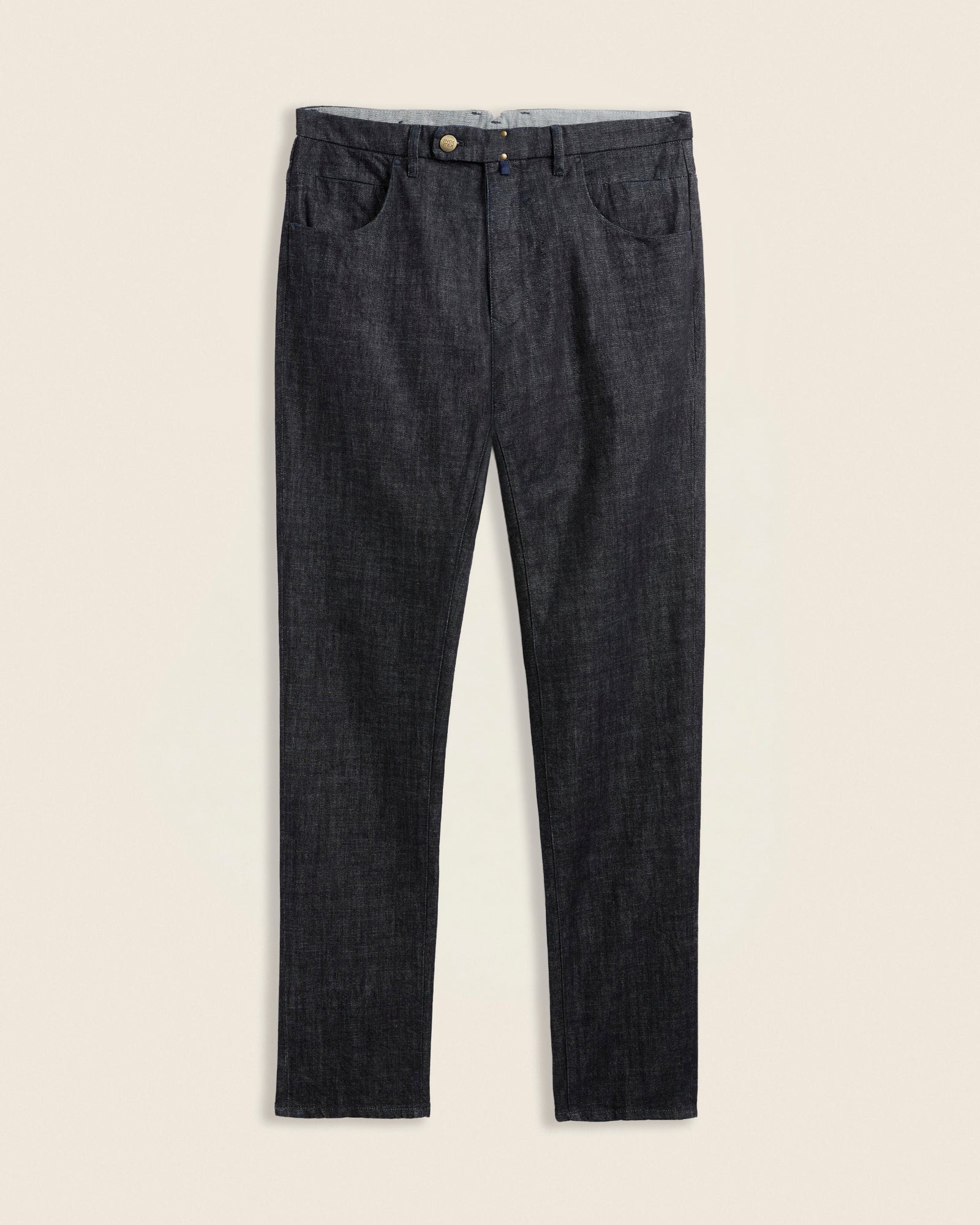 Slim fit denim trousers dark blue