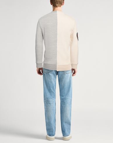 Brian Dales Man Sweatshirt Ivory Size S Cotton