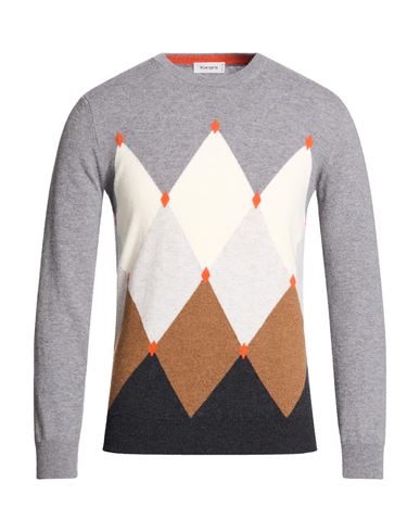 Man Sweater Grey Size 38 Wool