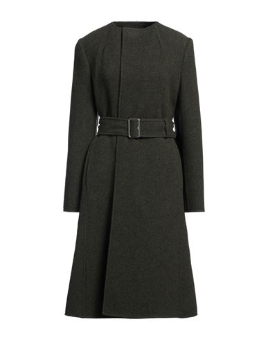 Woman Coat Military green Size 6 Wool